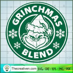 Starbucks Grinchmas Blend Logo SVG Cut File for Cricut & Silhouette