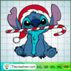 Stitch In Sorting Hat SVG, Cute Stitch Christmas Hat SVG, Stitch SVG