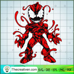 Venom Chibi SVG, Venom SVG, Marvel SVG