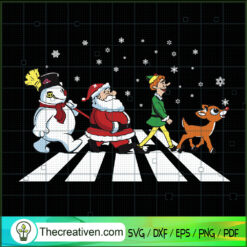 All The Christmas Characters SVG Cut File for Cricut