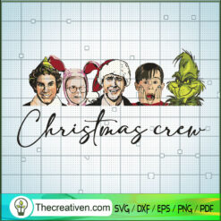 Christmas Crew SVG Cut File for Cricut & Silhouette Design 60059