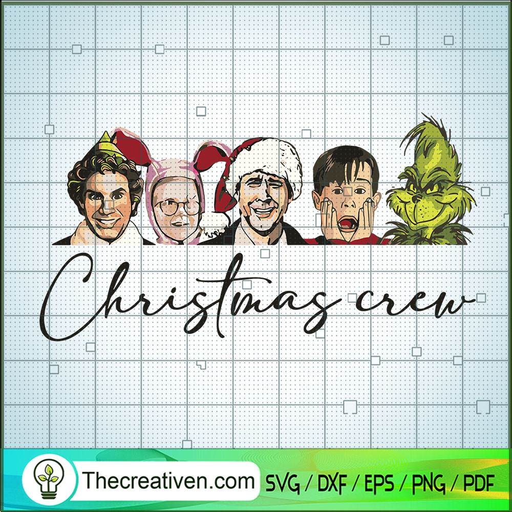 Christmas Crew SVG Cut File for Cricut & Silhouette Design 60059 1 Christmas Crew SVG Cut File for Cricut & Silhouette Design 60059