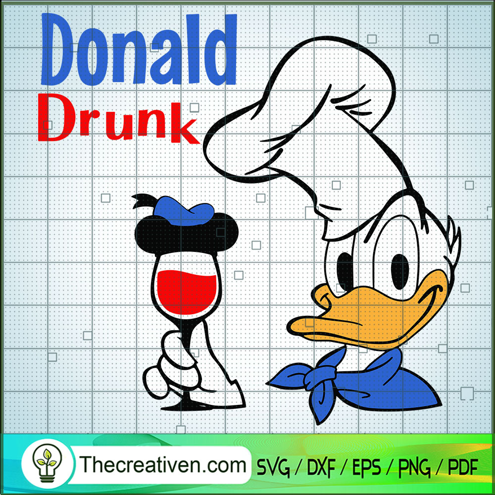 Donald Drunk SVG, Donald Duck SVG, Disney SVG 1 Donald Drunk SVG, Donald Duck SVG, Disney SVG