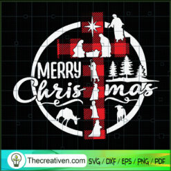 Merry Christmas God SVG, Jesus Christ SVG, God Cross SVG