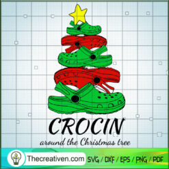 Crocin Around The Christmas Tree SVG Cut File for Cric Design 60138
