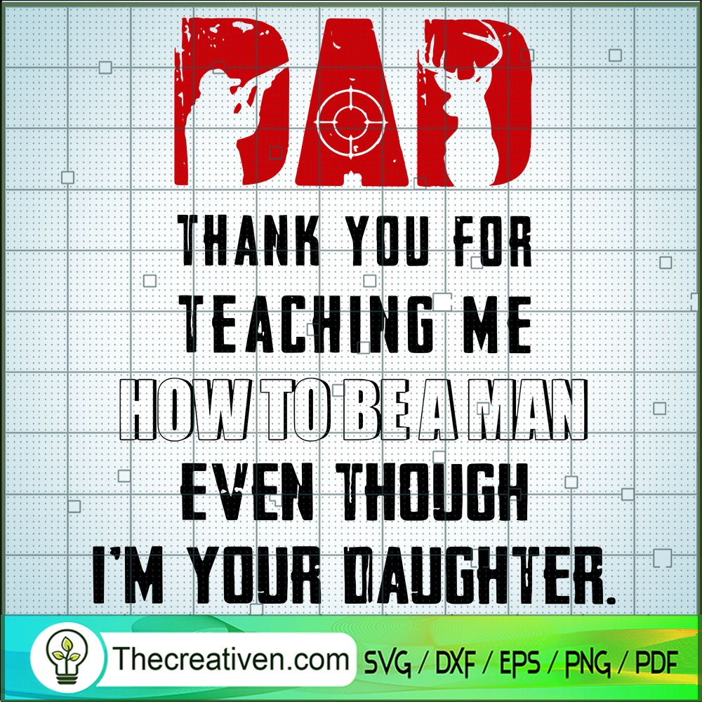 Dad Thank You For Teaching M SVG Cut File for Cricut 1 Dad Thank You For Teaching M SVG Cut File for Cricut