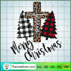 Merry Christmas SVG, Jesus Christ SVG, God SVG