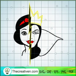 Villains And Princess Half Face SVG Cut File for Cricut & Silhouette