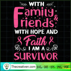 With Family Friends With Hop SVG Cut File for Cricut