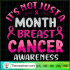 I'm Not Just a Month Breast SVG Cut File for Cricut 3 Its not just a month 19380041 copy
