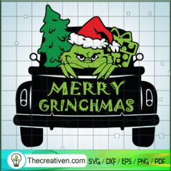 Merry Grinchmas SVG Cut File for Cricut & Silhouette Design 60823