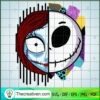 Jack And Sally Face SVG Cut File for Cricut & Silhouette 2 Untitled 2 copy 1