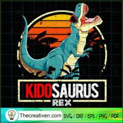 Kidosaurus Rex SVG, Dinosaurus SVG, T-rex SVG