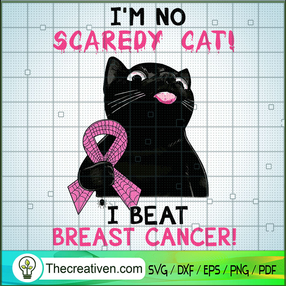 I'm No Scaredy Cat SVG Cut File for Cricut & Silhouette 1 I'm No Scaredy Cat SVG Cut File for Cricut & Silhouette