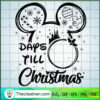 Days Till Christmas SVG, Christmas Countdown SVG, Disney Christmas SVG 2 Untitled 6 copy 5
