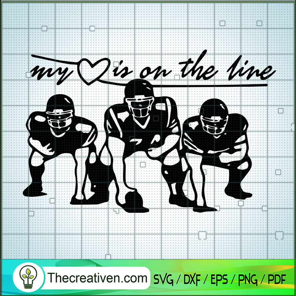 My Love Is On The Line SVG, Rugby Sports SVG, NFL SVG 1 My Love Is On The Line SVG, Rugby Sports SVG, NFL SVG