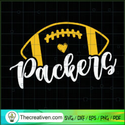 Packers Football Team SVG, Football Mom SVG,Packers College Team SVG