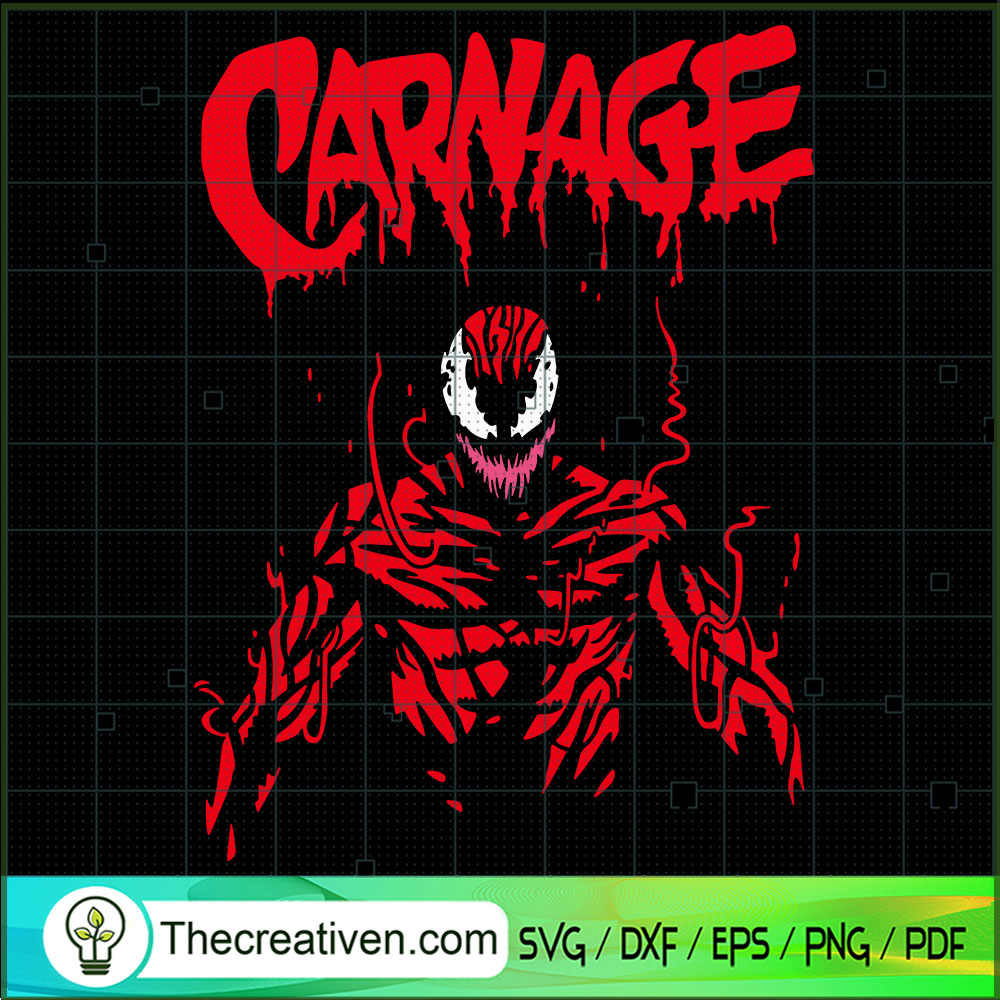 Carnage SVG, Symbiote SVG, Venom SVG 1 Carnage SVG, Symbiote SVG, Venom SVG