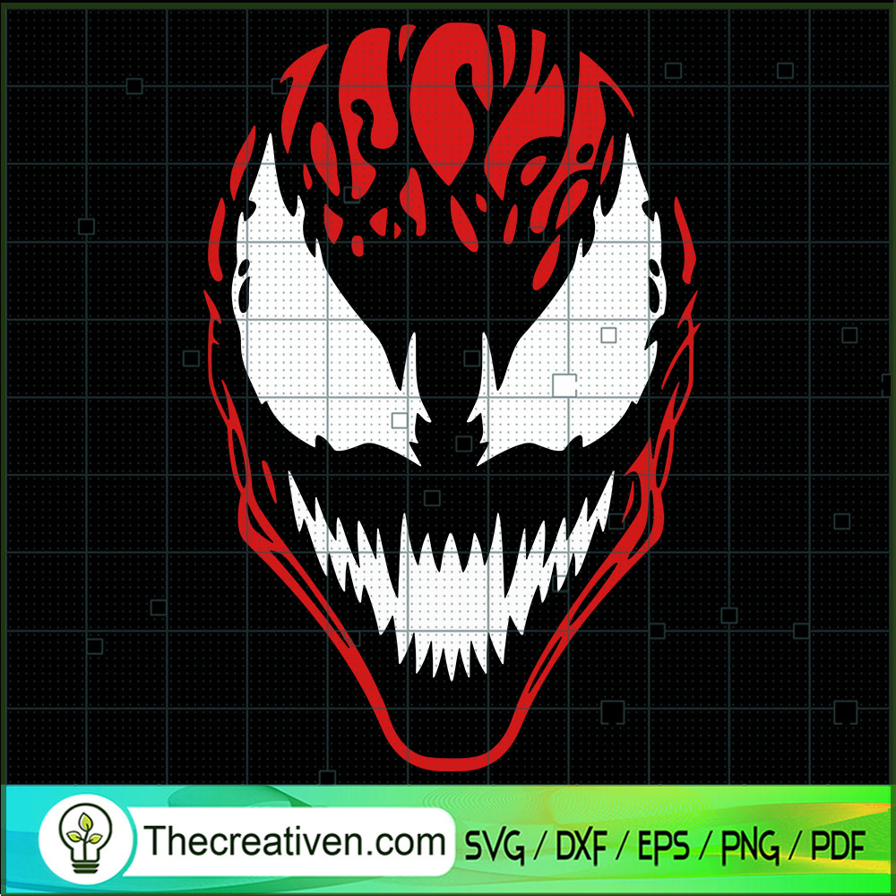 Carnage Head SVG, Symbiote SVG, Venom SVG 1 Carnage Head SVG, Symbiote SVG, Venom SVG