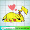Pikachu Valentine SVG, Pokemon Valentine SVG, Pikachu Heart SVG 3 Untitled 18 copy 5