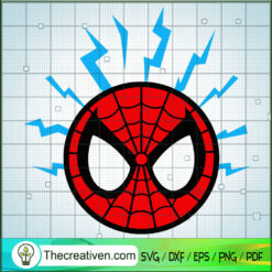 Spiderman Head SVG, Peter Tingle SVG, Spiderman Avengers SVG