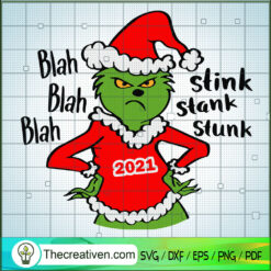 Blah Blah Blah Stink Stank Stunk SVG Cut File for Cricut & Silhouette