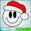 Smile Emoji Christmas Hat SVG, Santa Hat SVG, Funny Christmas SVG 3 34 copy