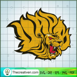 Arkansas Pine Bluff Golden Lions SVG Cut File for Cricut & Silhouette