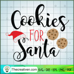 Cookies For Santa SVG, Cookies Christmas SVG, Merry Christmas SVG