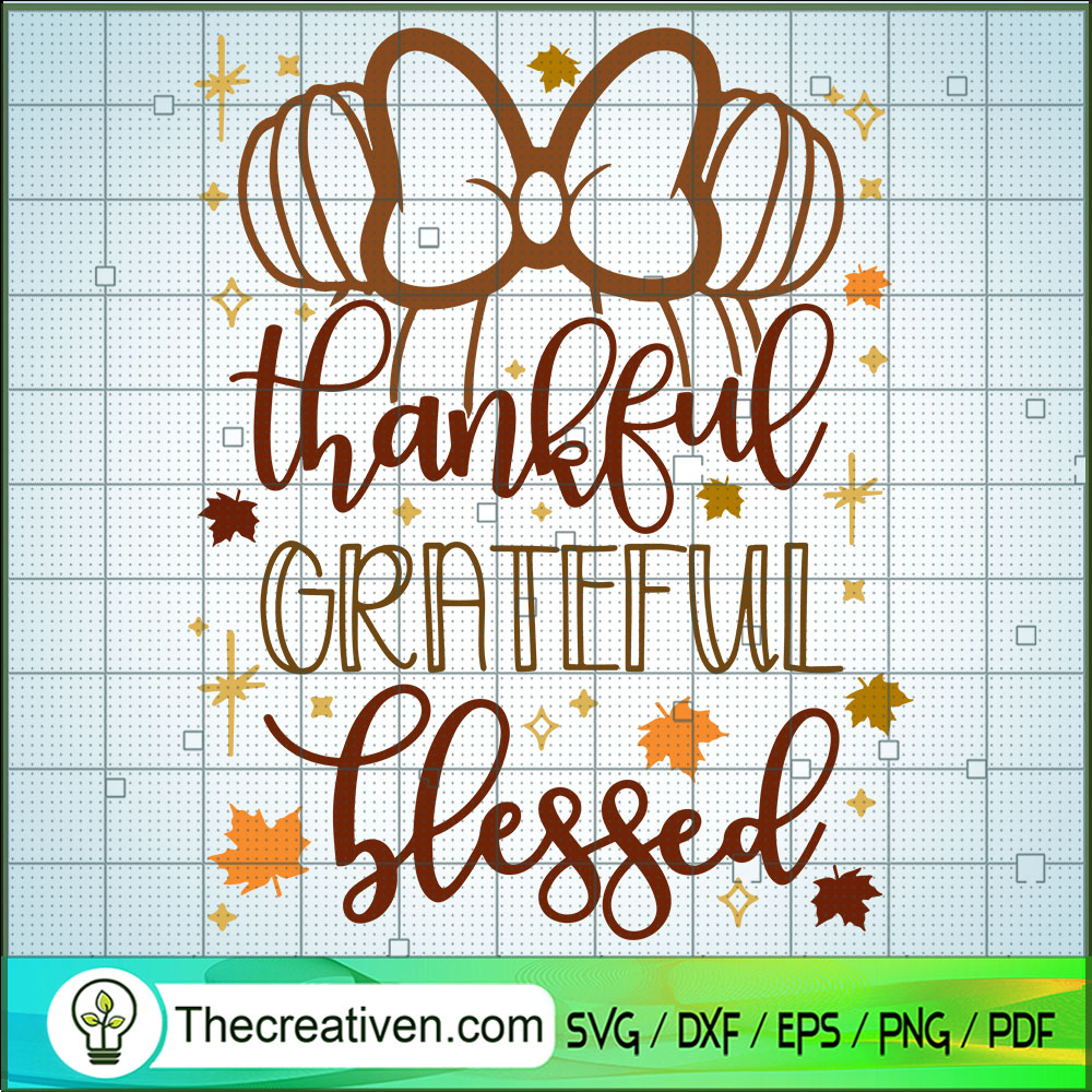 Thankful Grateful Blessed SVG, Mickey Minnie SVG, Thanksgiving SVG 1 Thankful Grateful Blessed SVG, Mickey Minnie SVG, Thanksgiving SVG