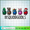 Squadgoals SVG, Among Us Christmas SVG, Christmas SVG