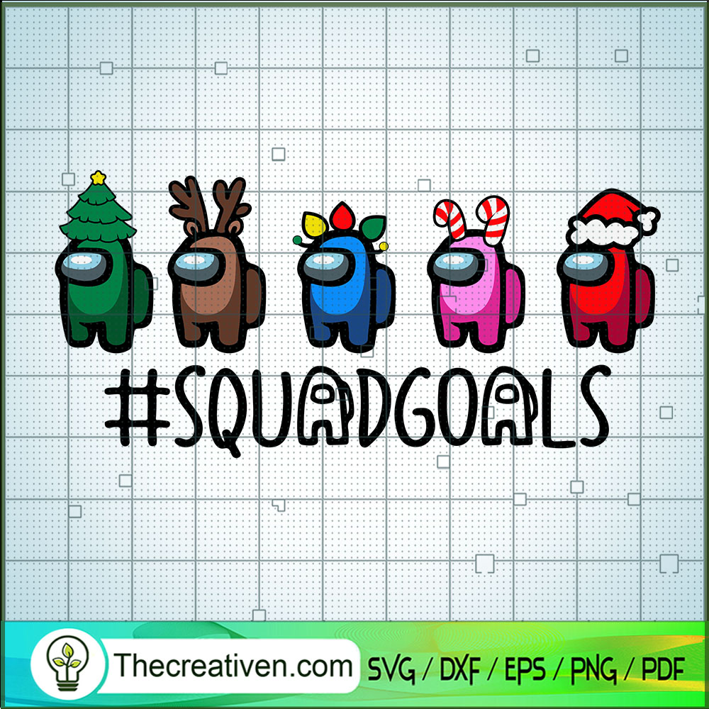 Squadgoals SVG, Among Us Christmas SVG, Christmas SVG 1 Squadgoals SVG, Among Us Christmas SVG, Christmas SVG