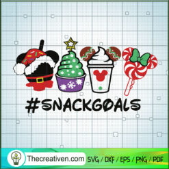 Snackgoals SVG, Disney Mickey and Minnie SVG, Christmas SVG