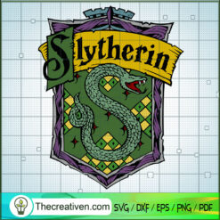 Slytherin Logo SVG, Harry Potter SVG, Hogwarts Slytherin SVG