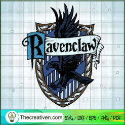 Ravenclaw Logo SVG, Harry Potter SVG, Hogwarts Ravenclaw SVG