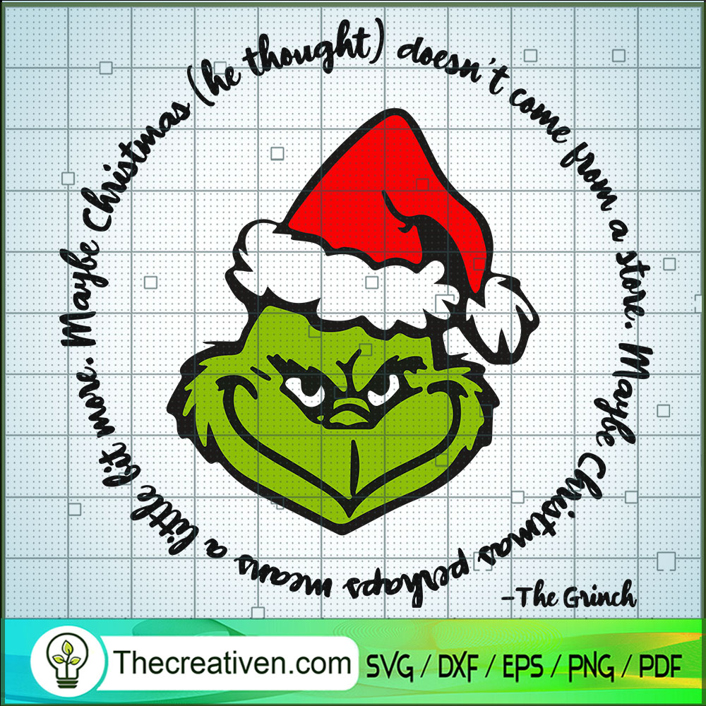 Maybe Christmas Doesn't Come SVG Cut File for Cricut & Silhouette 1 Maybe Christmas Doesn't Come SVG Cut File for Cricut & Silhouette