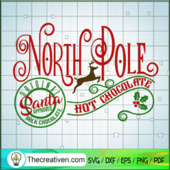North Pole SVG Cut File for Cricut & Silhouette