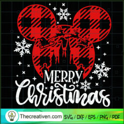 Disney Castle Christmas SVG, Disney Christmas SVG, Love Christmas SVG