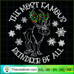 The Most Famous Reindeer Of All SVG Cut File for Cricut & Silhouette