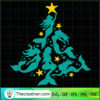 Little Mermaid Christmas Tree SVG, Mermaid SVG, Christmas SVG 2 Untitled 21 copy 5