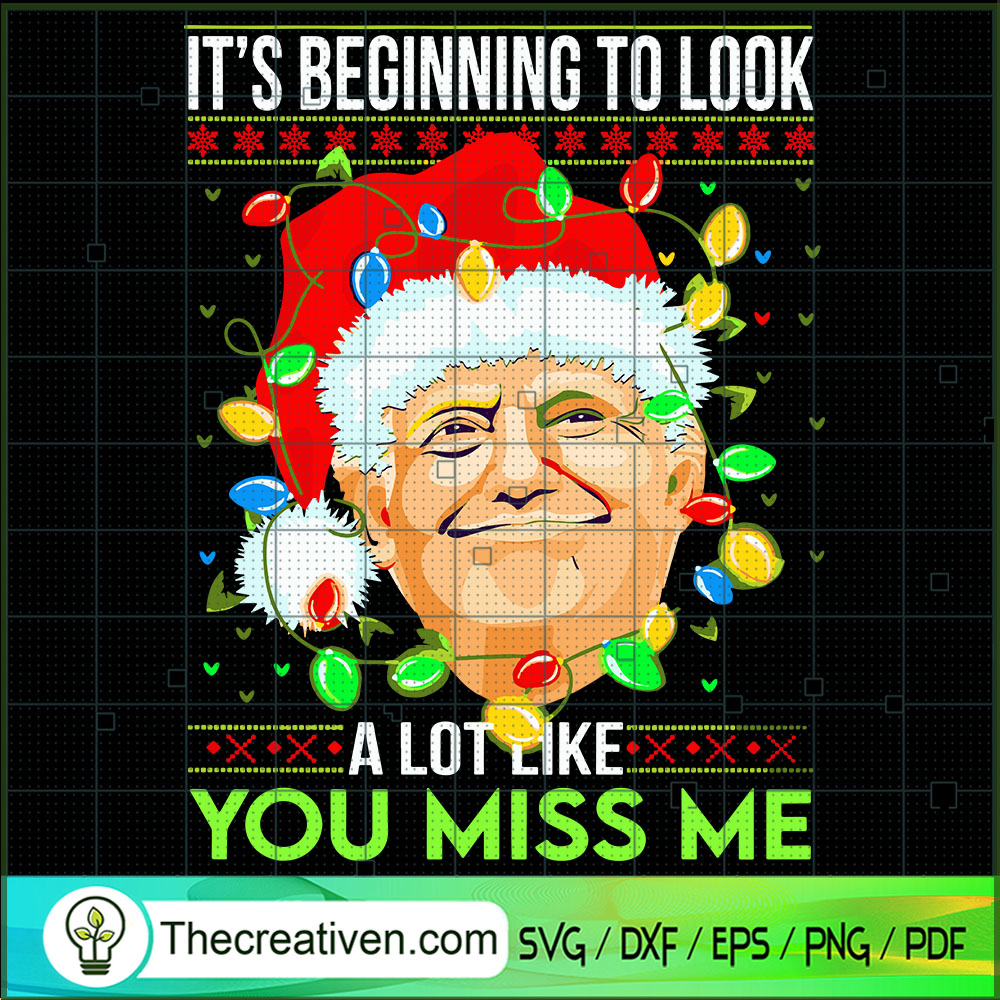 It's Beginning To Look A Lot Like Chri SVG Cut File fo Design 62038 1 It's Beginning To Look A Lot Like Chri SVG Cut File fo Design 62038