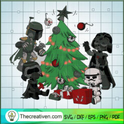 Star Wars Christmas SVG Cut File for Cricut & Silhouet Design 62143