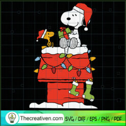 Snoopy Santa Claus SVG, Snoopy SVG, Christmas SVG
