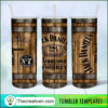 Jack Daniel's Old No.7 20oz Skinny Tumbler Wrap – Digital Download
