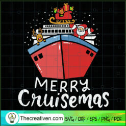 Merry Cruisemas SVG, Santa Claus SVG, Merry Christmas SVG