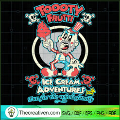 Toooty Fruth Ice Cream Adven SVG Cut File for Cricut