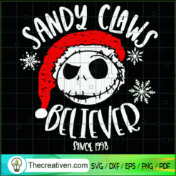 Sandy Claws Beliver Since 1988 SVG Cut File for Cricut & Silhouette