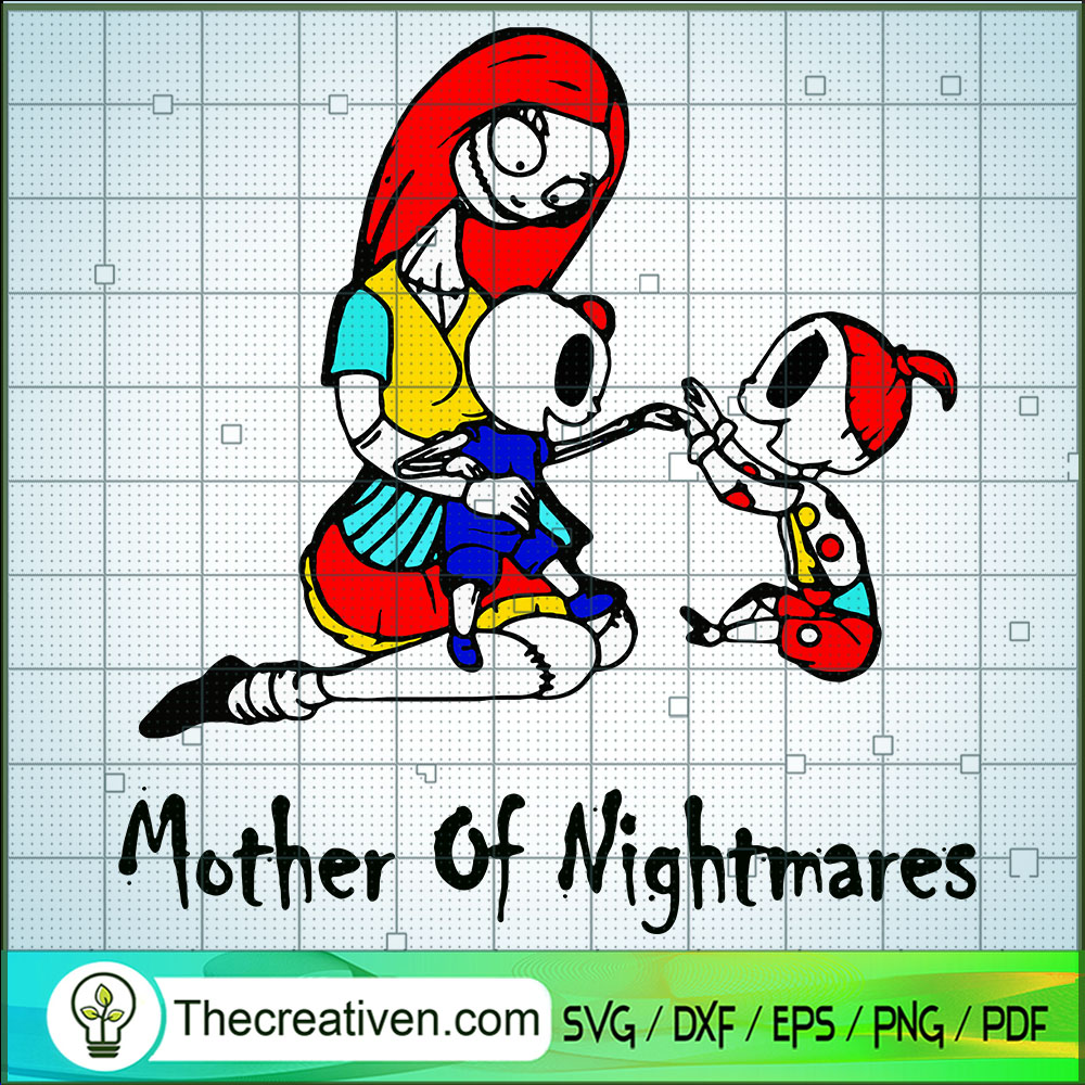 Mother Of Nightmare SVG Cut File for Cricut & Silhouette 1 Mother Of Nightmare SVG Cut File for Cricut & Silhouette