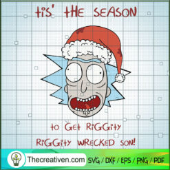 Tis' The Season To Get Riggi SVG Cut File for Cricut