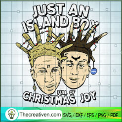 Just An Island Boy Full Of C SVG Cut File for Cricut